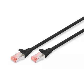DIGITUS komutācijas kabelis - CAT6 - S/FTP - Snagless - Cu - 5m - melns