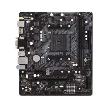 ASRock mātesplate A520M-HVS AM4 AMD A520 2 x DDR4 USB 3.2 SATA 3 7.1 kanālu HD Audio mATX