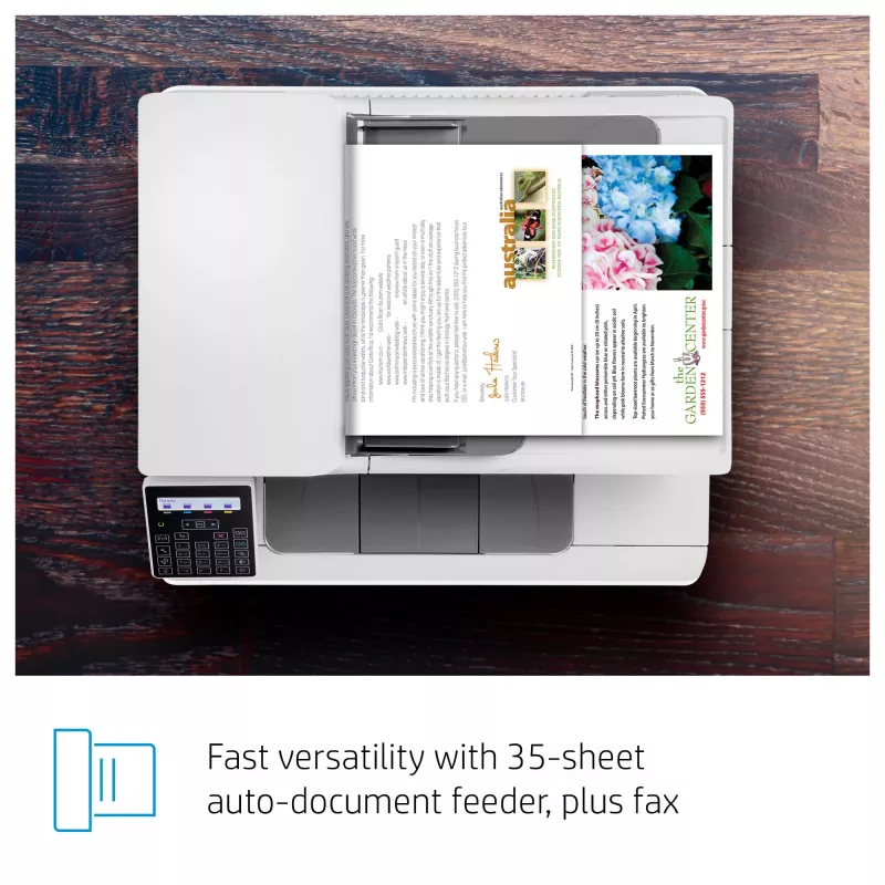 HP Color LaserJet Pro MFP M183fw, lāzerprinteris, krāsu druka, 600 x 600 DPI, A4, tiešā druka, balts
