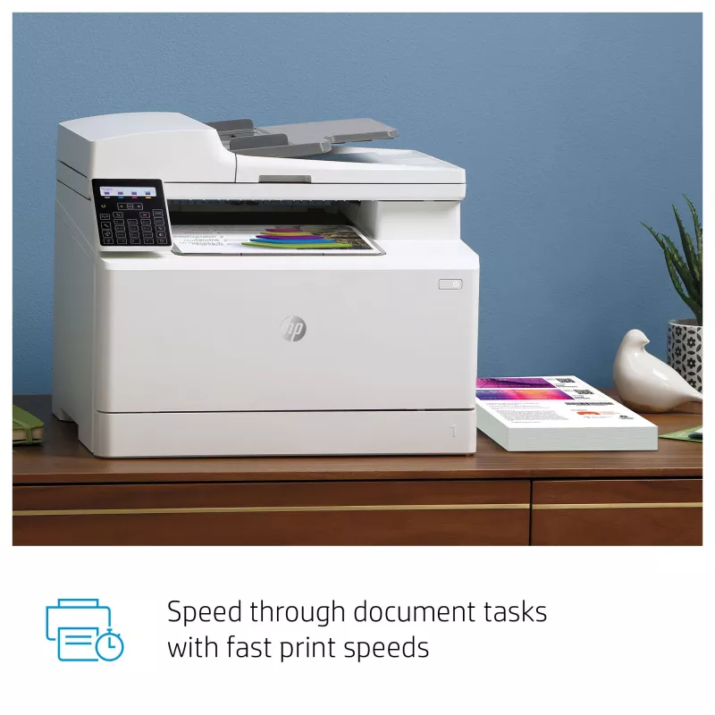HP Color LaserJet Pro MFP M183fw, lāzerprinteris, krāsu druka, 600 x 600 DPI, A4, tiešā druka, balts