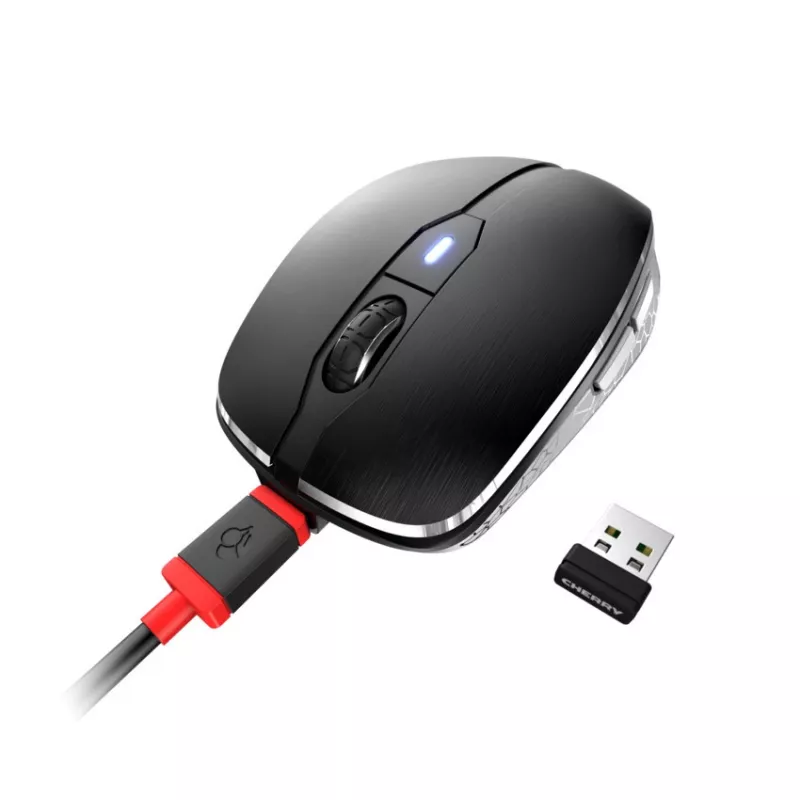 CHERRY MW 8C ADVANCED pele Ambidextrous RF Wireless + Bluetooth Optical 3000 DPI