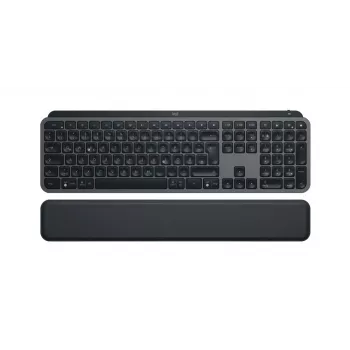 LOGITECH MX Keys S klaviatūra Graphite ar plaukstas balstu Qwertz Vācu
