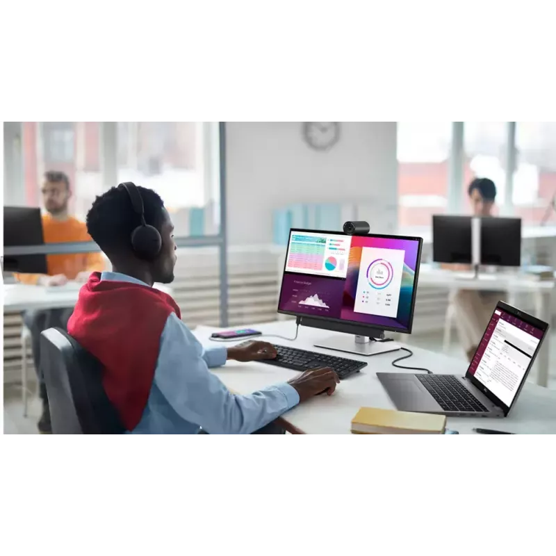 DELL P Series P2225H datora monitors 54,6 cm (21,5 collu) 1920 x 1080 pikseļi Full HD LCD Melns, Sudrabs