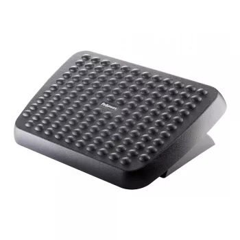 Kāju balsts Fellowes Standard ergonomisks zemgalda kāju atbalsts, melns, regulējams augstumā, 330 mm platums