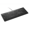 Viedais pilnizmēra vadu tastatūra Lenovo Smartcard Wired II — vācu izkārtojums, USB, 106 taustiņi, melna