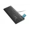 Viedais pilnizmēra vadu tastatūra Lenovo Smartcard Wired II — vācu izkārtojums, USB, 106 taustiņi, melna