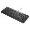 Viedais pilnizmēra vadu tastatūra Lenovo Smartcard Wired II — vācu izkārtojums, USB, 106 taustiņi, melna
