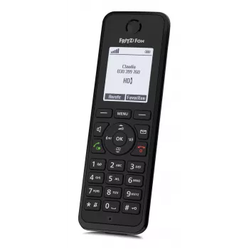 DECT telefons FRITZ Fon M3 Bezvadu klausule Zvanītāja ID Melns