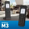 DECT telefons FRITZ Fon M3 Bezvadu klausule Zvanītāja ID Melns