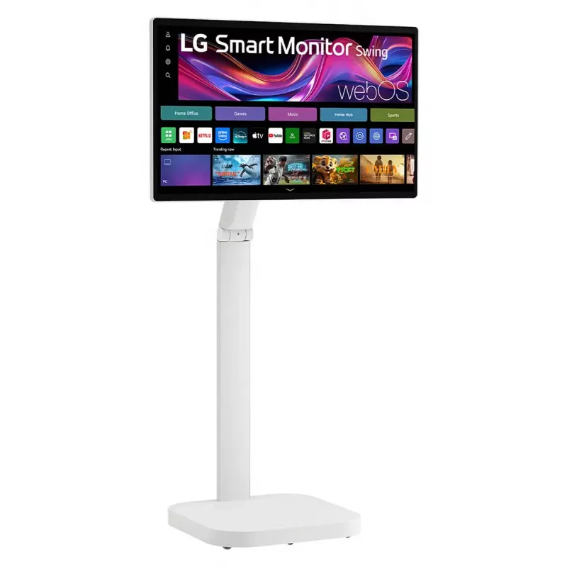 LG 32U889SA-W datora monitors 80 cm (31,5 collu) 3840 x 2160 pikseļi 4K Ultra HD LCD skārienekrāns Kiosks Balts