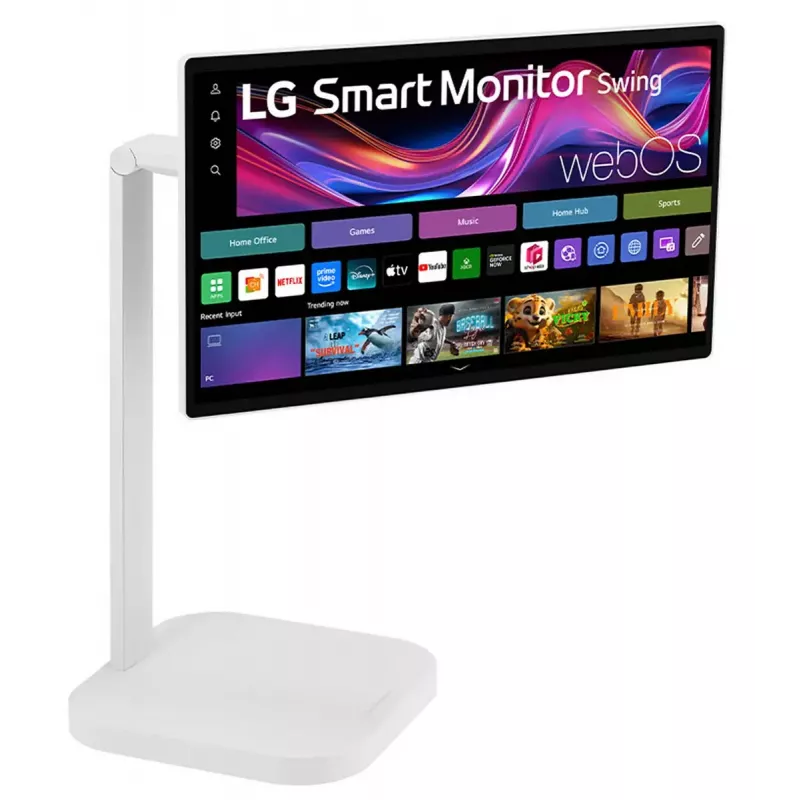LG 32U889SA-W datora monitors 80 cm (31,5 collu) 3840 x 2160 pikseļi 4K Ultra HD LCD skārienekrāns Kiosks Balts