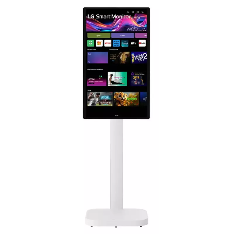LG 32U889SA-W datora monitors 80 cm (31,5 collu) 3840 x 2160 pikseļi 4K Ultra HD LCD skārienekrāns Kiosks Balts