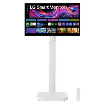 LG 32U889SA-W datora monitors 80 cm (31,5 collu) 3840 x 2160 pikseļi 4K Ultra HD LCD skārienekrāns Kiosks Balts