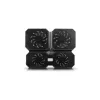 Dzesēšanas paliktnis DeepCool MULTI CORE X6 — 4 ventilatori, līdz 15,6 collu klēpjdatoriem, USB barošana, 380×295×24 mm, 2 USB porti