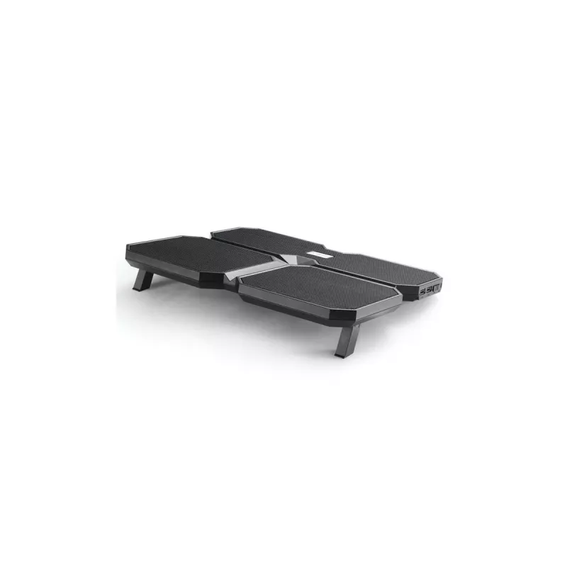 Dzesēšanas paliktnis DeepCool MULTI CORE X6 — 4 ventilatori, līdz 15,6 collu klēpjdatoriem, USB barošana, 380×295×24 mm, 2 USB porti