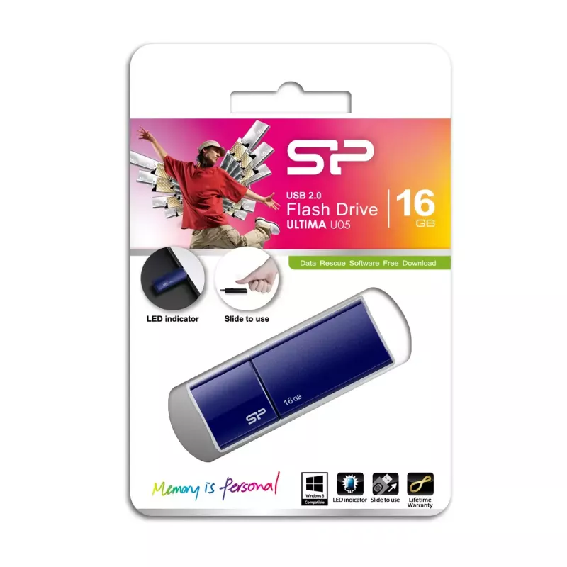 USB zibatmiņa Silicon Power 16 GB USB Type-A 2.0 Ultima U05