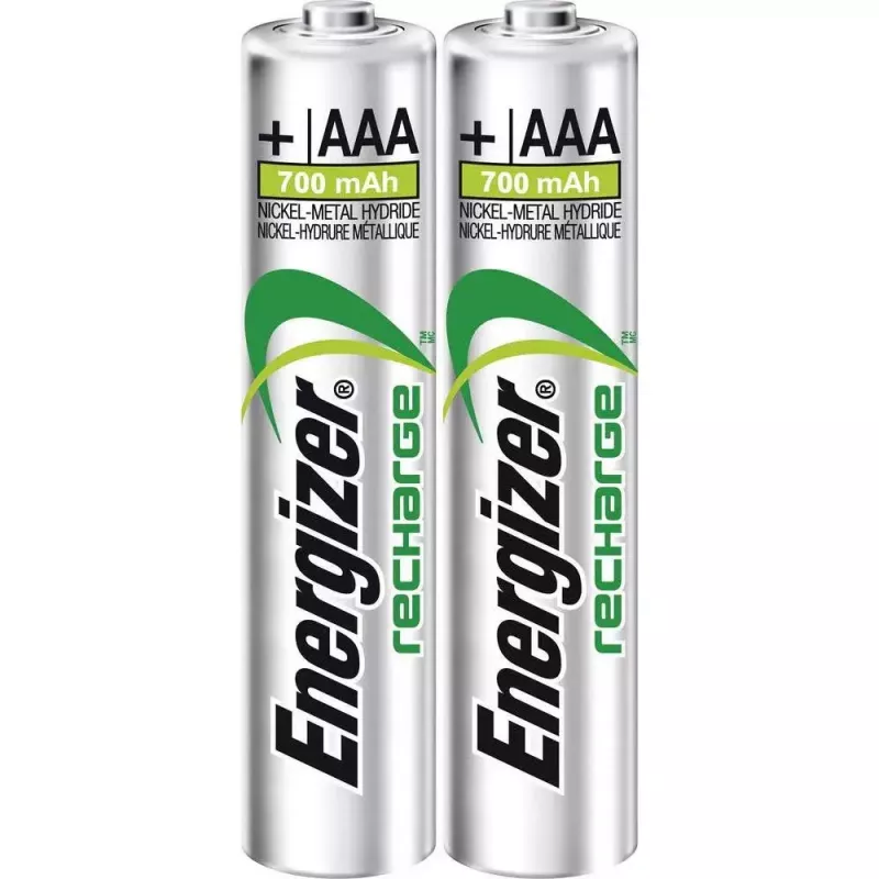 Uzlādējamā baterija Energizer Power Plus AAA NiMH 1.2 V, 2 gab., 44.5 mm x 10.5 mm, 11 g
