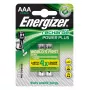 Uzlādējamā baterija Energizer Power Plus AAA NiMH 1.2 V, 2 gab., 44.5 mm x 10.5 mm, 11 g
