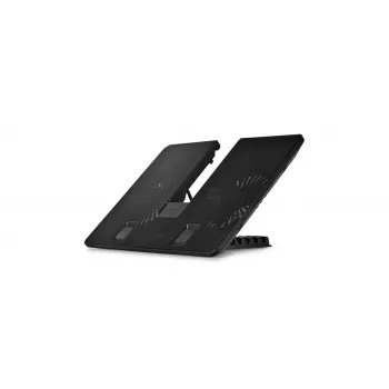 DEEPCOOL U Pal klēpjdatora dzesēšanas paliktnis 39,6 cm (15,6 inch) 1000 apgr./min - melns