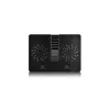 DEEPCOOL U Pal klēpjdatora dzesēšanas paliktnis 39,6 cm (15,6 inch) 1000 apgr./min - melns