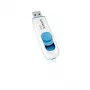 USB zibatmiņa ADATA C008 64GB USB Type-A 2.0 — zila/balta, slīdošais dizains