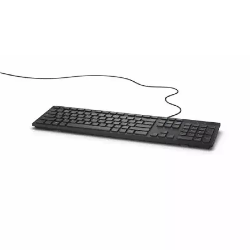 Dell KB216 standarta, vadu, tastatūras izkārtojums krievu, melna, cipartastatūra