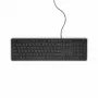 Dell KB216 standarta, vadu, tastatūras izkārtojums krievu, melna, cipartastatūra
