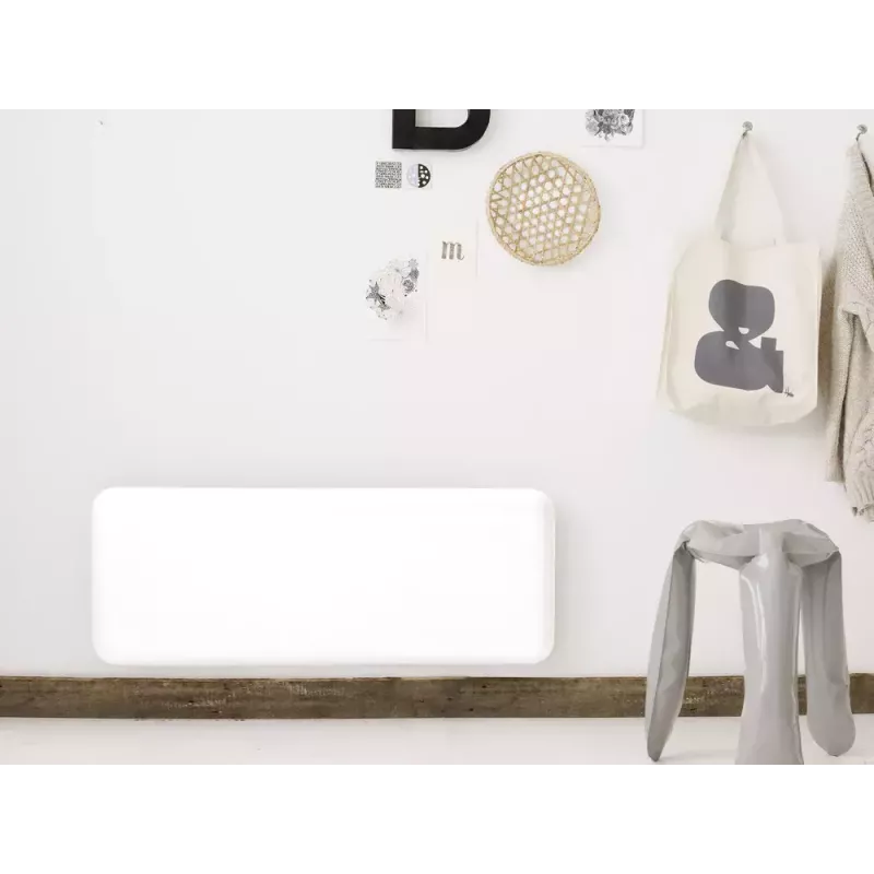 Mill alumīnija paneļu sildītājs IB1200DN, 1200 W, piemērots telpām līdz 18 m², balts