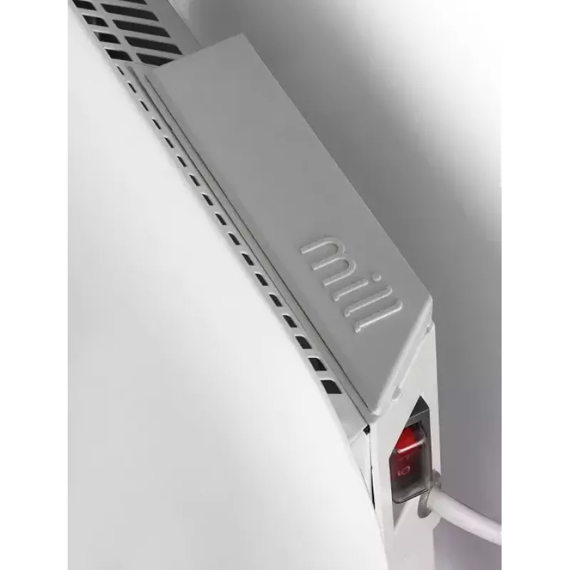 Mill alumīnija paneļu sildītājs IB1200DN, 1200 W, piemērots telpām līdz 18 m², balts