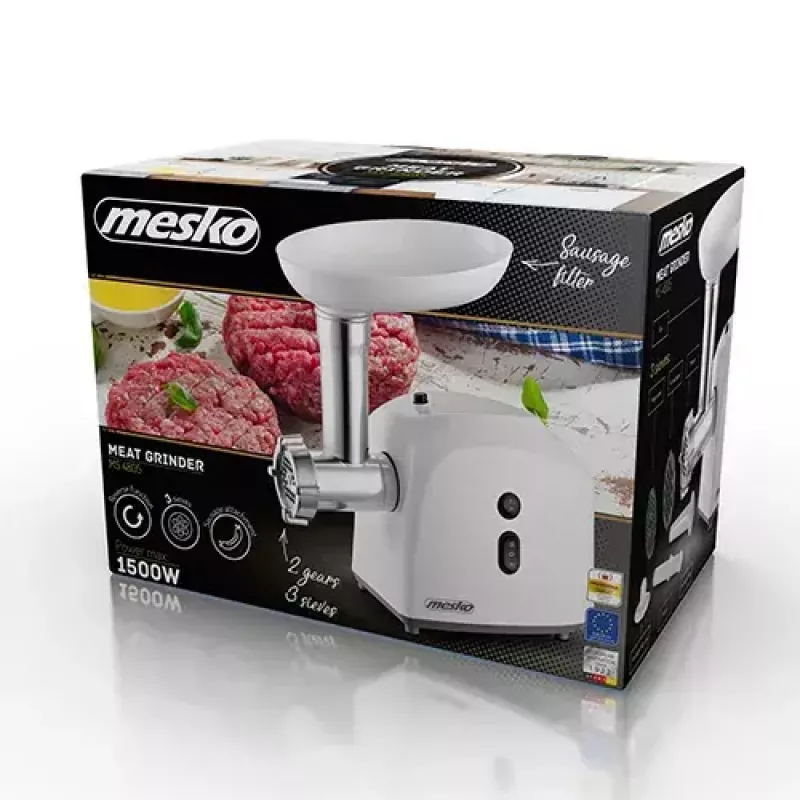 Gaļasmašīna Mesko Home MS 4805 600 W balta