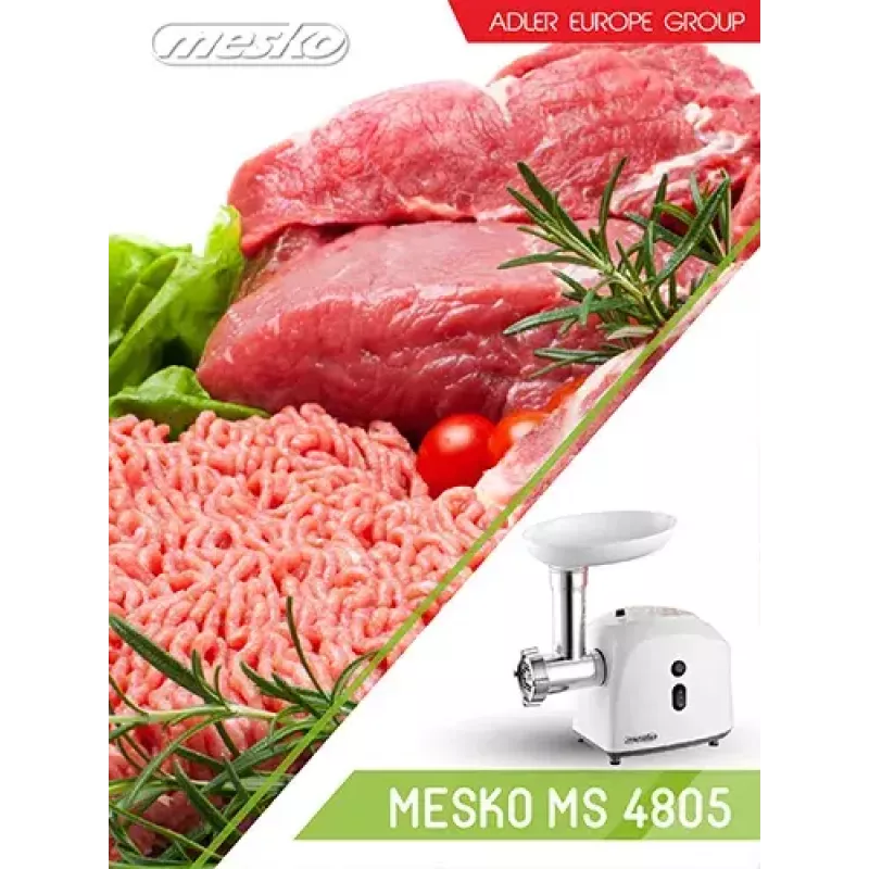 Gaļasmašīna Mesko Home MS 4805 600 W balta