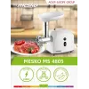 Gaļasmašīna Mesko Home MS 4805 600 W balta
