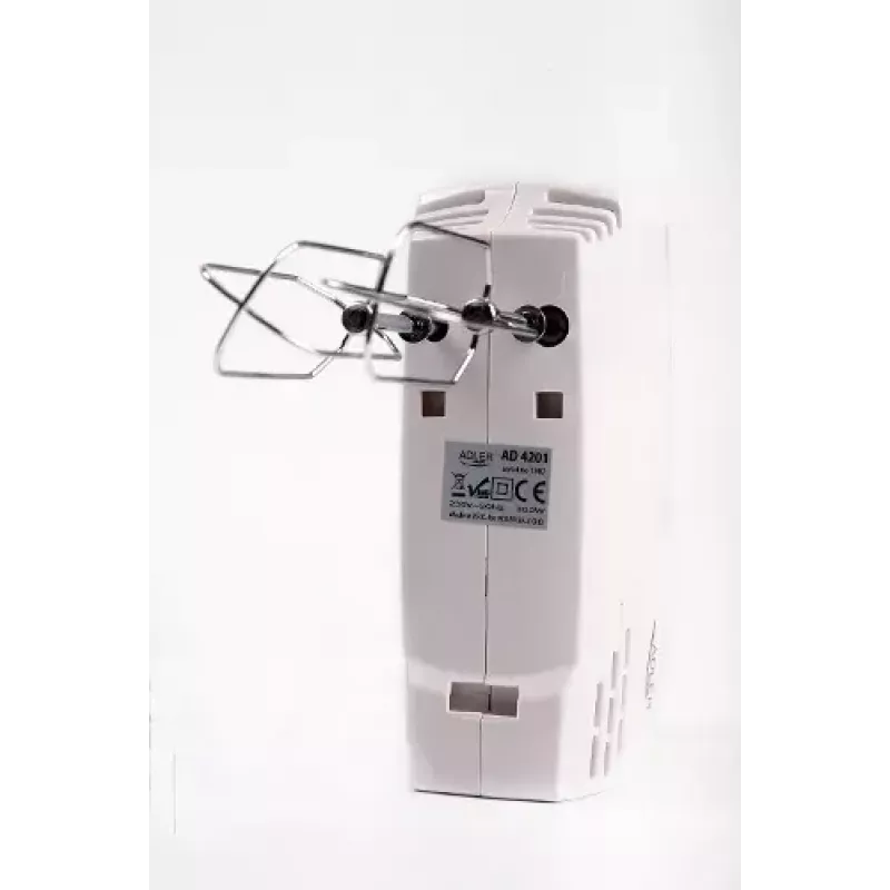 Rokas mikseris Adler AD 4201 g — 300 W, 1 kg, pelēks/balts