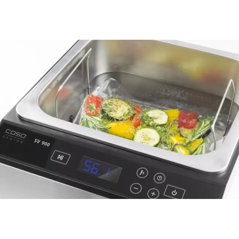 Iegremdējamā sous vide iekārta Caso SV900 2000 W nerūsējošā tērauda iegremdējamais cirkulators precīzai zemas temperatūras gatavošanai