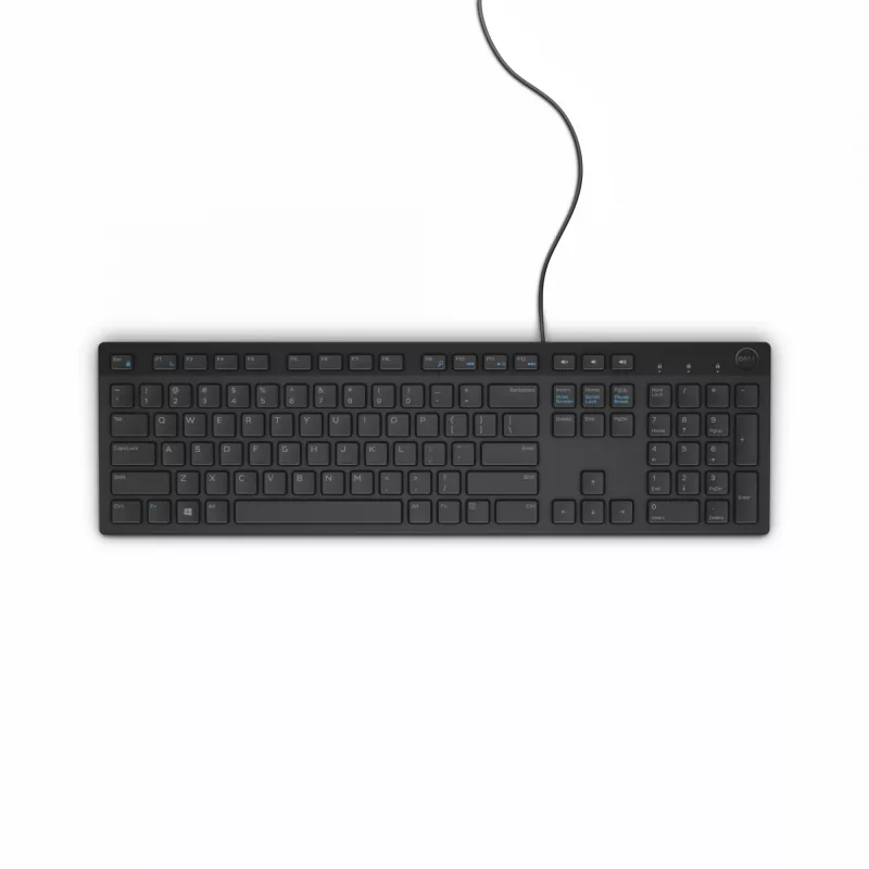 DELL vadu tastatūra - KB216 - igauņu (QWERTY) - melna