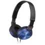 Sony MDR-ZX310, vadu, 10–24 000 Hz, mūzika, 125 g, austiņas, zila