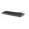 DELL Pro Smartcard tastatūra - KB813 - krievu (QWERTY), pilna izmēra (100%), vadu, USB, QWERTY, melna