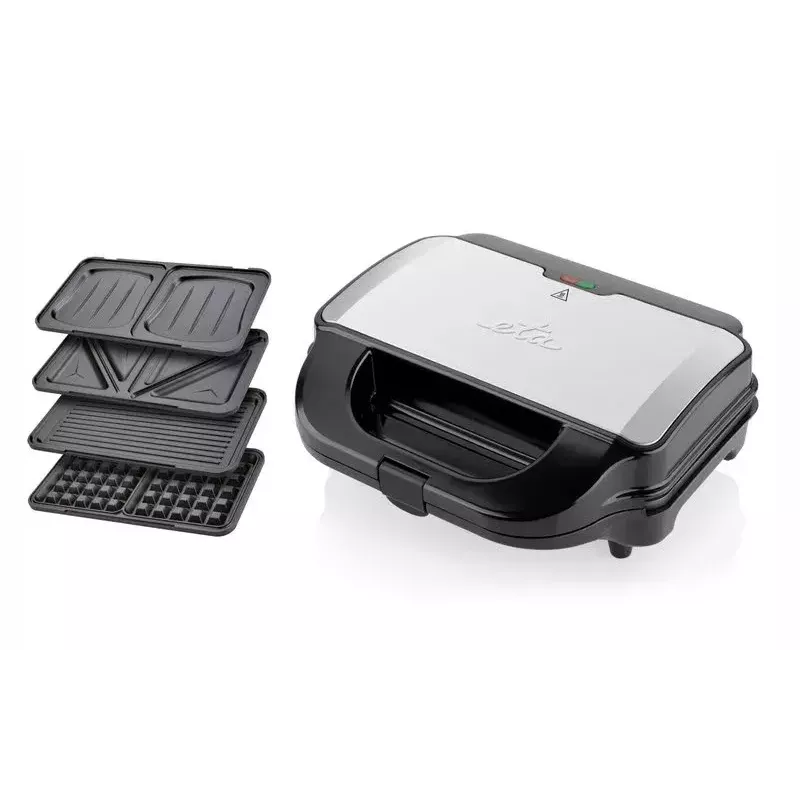 Sviestmaižu automāts ETA Sorento 3151 90010 — 900 W, 4 sviestmaizes, nerūsējošais tērauds/melns