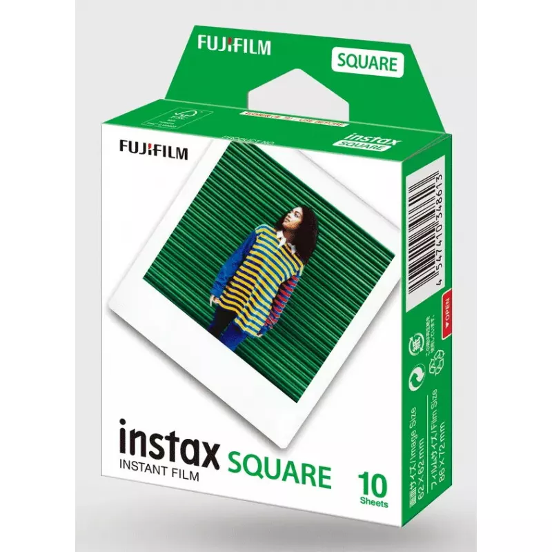 Momentuzņēmuma filmiņa Fujifilm instax SQUARE 10 loksnēm, filmas izmērs 54 x 86 mm