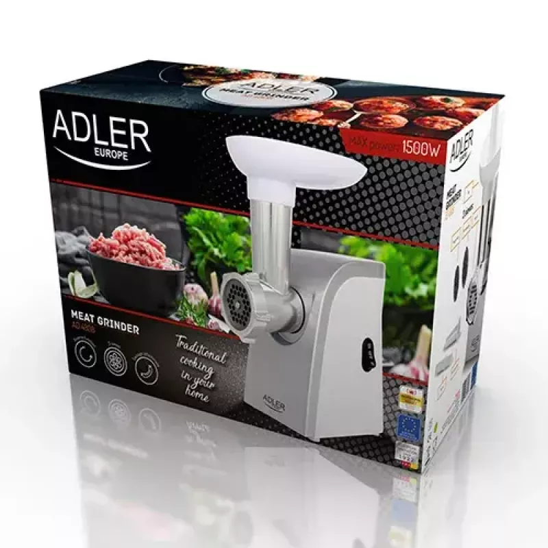 Gaļasmašīna Adler AD 4808 350 W balta