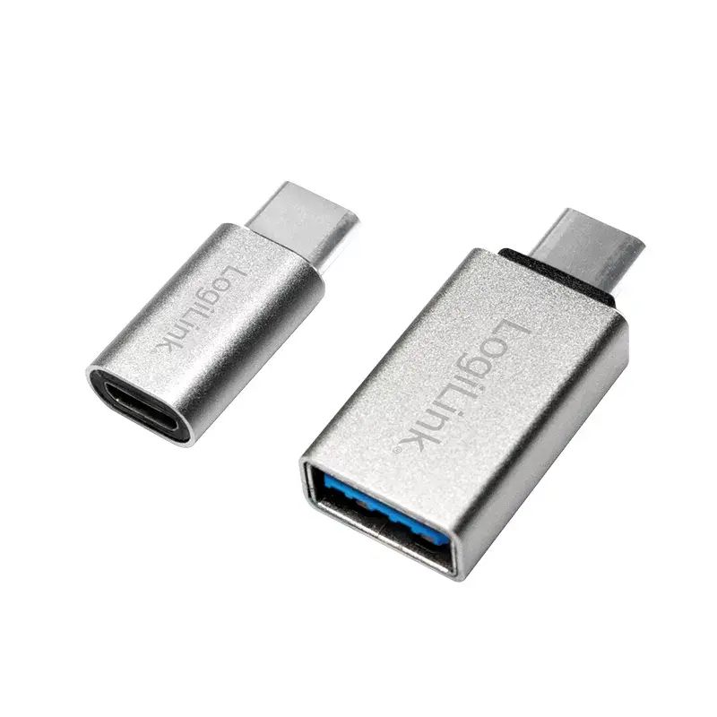 Kabeļu savienotāju adapteris LogiLink AU0040 USB 3.1 C USB 3.0 A Micro USB 2.0 Alumīnijs