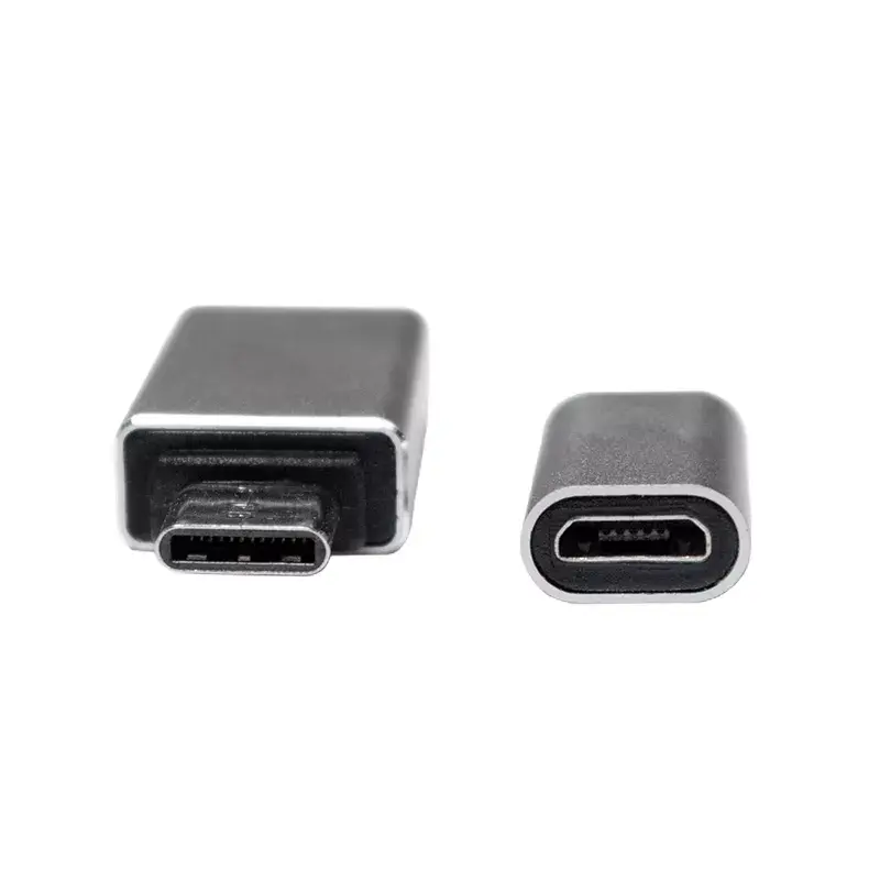 Kabeļu savienotāju adapteris LogiLink AU0040 USB 3.1 C USB 3.0 A Micro USB 2.0 Alumīnijs