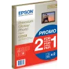 Epson Premium Glossy Photo Paper - A4 - 2x 15 loksnes