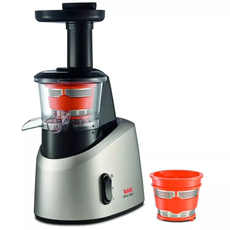 Tefal Infiny Juice ZC255B sulu spiede 200 W pelēks, sudraba