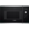 Bosch Serie 4 BFL523MS0 mikroviļņu krāsns melns, nerūsējošais tērauds Solo mikroviļņu krāsns Iebūvējams 20 L 800 W