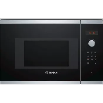 Bosch Serie 4 BFL523MS0 mikroviļņu krāsns melns, nerūsējošais tērauds Solo mikroviļņu krāsns Iebūvējams 20 L 800 W