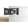 Bosch Serie 4 BFL523MS0 mikroviļņu krāsns melns, nerūsējošais tērauds Solo mikroviļņu krāsns Iebūvējams 20 L 800 W