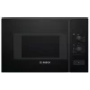 Iebūvējamā solo mikroviļņu krāsns Bosch Serie 4 BFL520MB0 — 800 W, 20 L, rotējoša vadība, melna