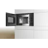 Iebūvējamā solo mikroviļņu krāsns Bosch Serie 4 BFL520MB0 — 800 W, 20 L, rotējoša vadība, melna