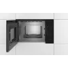 Iebūvējamā solo mikroviļņu krāsns Bosch Serie 4 BFL520MB0 — 800 W, 20 L, rotējoša vadība, melna